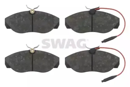 Комплект тормозных колодок, дисковый тормоз SWAG купить